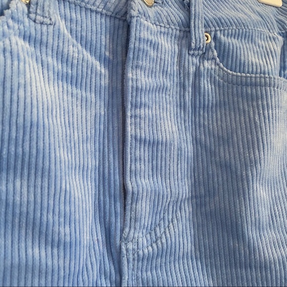 Light blue corduroy skirt - Picture 4 of 5